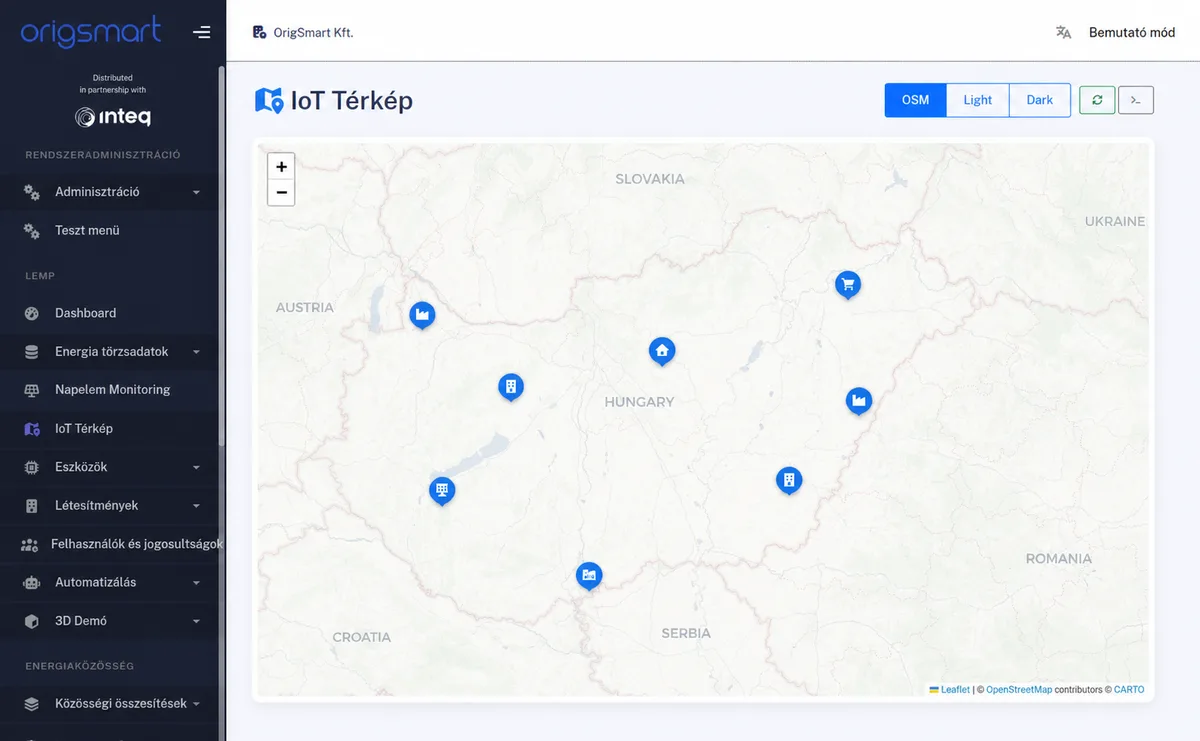 Více lokalit na jedné mapě